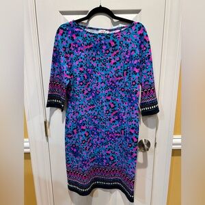 UPF 50 Aryeh Dress knee length 3/4 sleeves new S